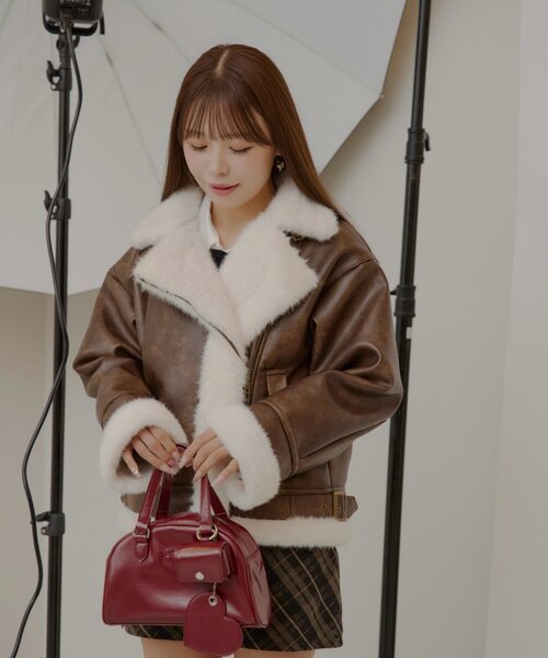 チユコ Chikashitsu+（チカシツプラス） 革ジャン ライダース 「Chikashitsu +