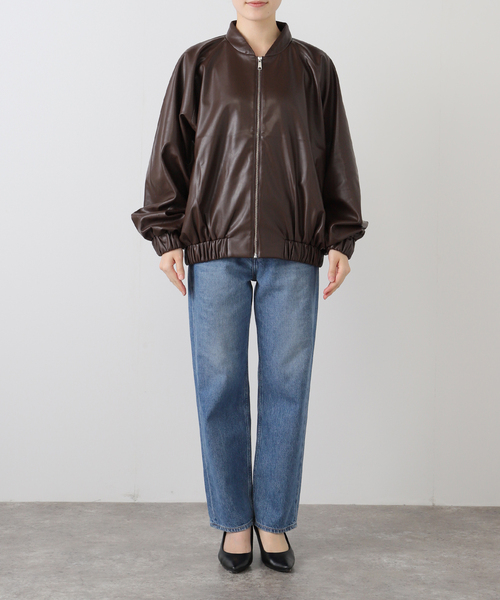 LANCER/ランサー SLOBE別注 フェイクレザーブルゾン（ブルゾン