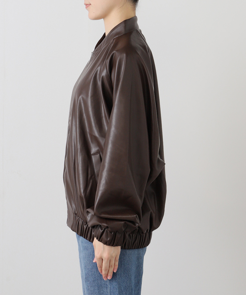 LANCER/ランサー SLOBE別注 フェイクレザーブルゾン（ブルゾン