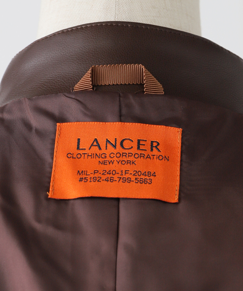 セール】LANCER/ランサー SLOBE別注 フェイクレザーブルゾン（ブルゾン