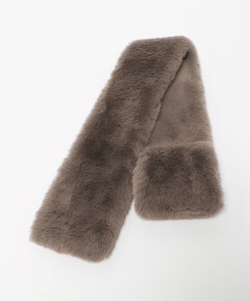 BEAUTY&YOUTH UNITED ARROWS(ビューティーアンドユースユナイテッドアローズ)の「ファーライク マフラー(マフラー・レディース・ブラウン系/グレー系/その他1・FREE)」の17枚目の写真