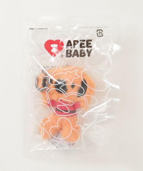 A BATHING APE（アベイシングエイプ）の「BABY CORE FURRY KEYRING（キーホルダー・レディース・オレンジ・FREE）」の3枚目の写真