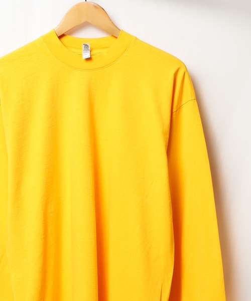 LOS ANGELES APPAREL(ロサンゼルスアパレル)の「【RES】【LOS ANGELES APPAREL】LA APPAREL 6.5oz GARMENT DYED CREW L/S TEE(Tシャツ/カットソー・メンズ・グリーン/ホワイト/ブルー/グレー/オレンジ/ブラック/ゴールド・X-LARGE/LARGE/MEDIUM/SMALL)」の11枚目の写真