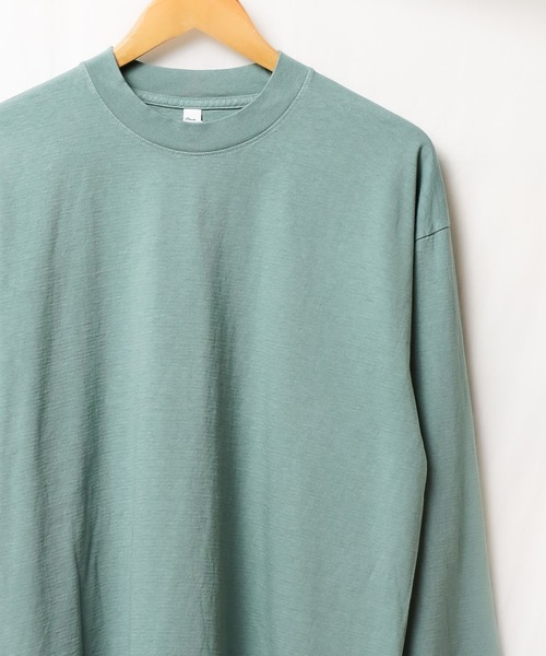 LOS ANGELES APPAREL(ロサンゼルスアパレル)の「【RES】【LOS ANGELES APPAREL】LA APPAREL 6.5oz GARMENT DYED CREW L/S TEE(Tシャツ/カットソー・メンズ・グリーン/ホワイト/ブルー/グレー/オレンジ/ブラック/ゴールド・X-LARGE/LARGE/MEDIUM/SMALL)」の13枚目の写真