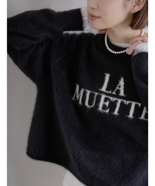 フォックス混LA MUETTE ロゴニット（ニット/セーター）｜IENA（イエナ