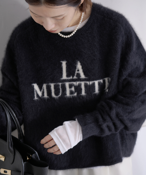 フォックス混LA MUETTE ロゴニット（ニット/セーター）｜IENA（イエナ