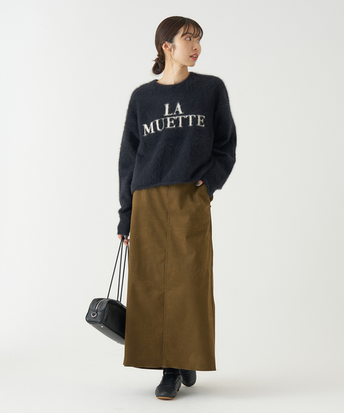 セール】フォックス混LA MUETTE ロゴニット（ニット/セーター）｜IENA