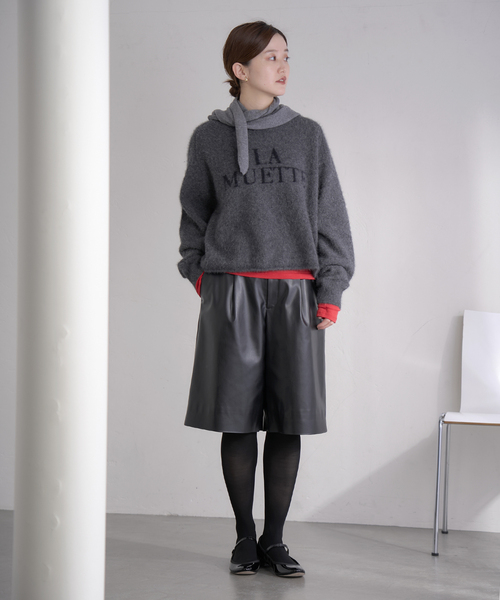 セール】フォックス混LA MUETTE ロゴニット（ニット/セーター）｜IENA