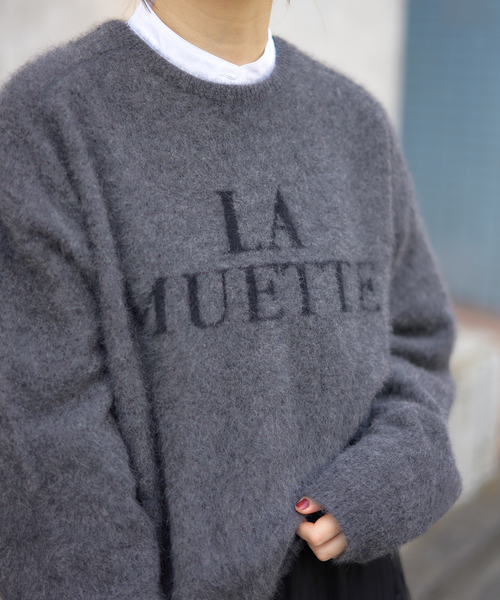 セール】フォックス混LA MUETTE ロゴニット（ニット/セーター）｜IENA