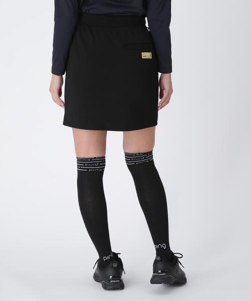 PING(ピン)の「【PING APPAREL】ジャガードニット/裏毛 リップルロゴニットスカート <GOLD> (LADIES)(スカート・レディース・ブラック/パープル/グレー/ホワイト・LL/S/M/L/XS)」の8枚目の写真