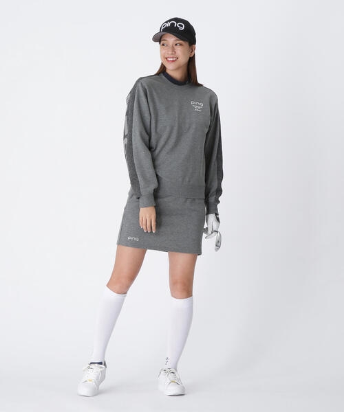 PING(ピン)の「【PING APPAREL】ジャガードニット/裏毛 リップルロゴニットスカート <GOLD> (LADIES)(スカート・レディース・ブラック/パープル/グレー/ホワイト・LL/S/M/L/XS)」の18枚目の写真