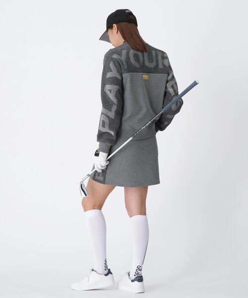 PING(ピン)の「【PING APPAREL】ジャガードニット/裏毛 リップルロゴニットスカート <GOLD> (LADIES)(スカート・レディース・ブラック/パープル/グレー/ホワイト・LL/S/M/L/XS)」の19枚目の写真
