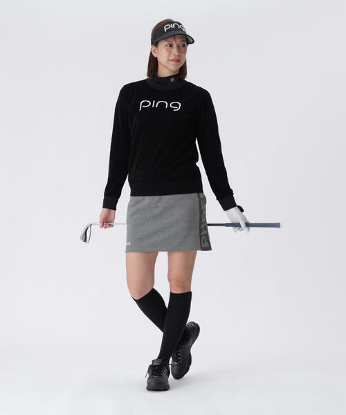 PING(ピン)の「【PING APPAREL】ジャガードニット/裏毛 リップルロゴニットスカート <GOLD> (LADIES)(スカート・レディース・ブラック/パープル/グレー/ホワイト・LL/S/M/L/XS)」の20枚目の写真