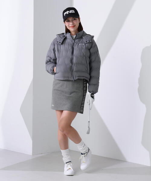 PING(ピン)の「【PING APPAREL】ジャガードニット/裏毛 リップルロゴニットスカート <GOLD> (LADIES)(スカート・レディース・ブラック/パープル/グレー/ホワイト・LL/S/M/L/XS)」の22枚目の写真