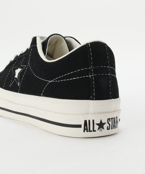 CONVERSE（コンバース）の「【CONVERSE/コンバース】ONE STAR SUEDE：スニーカー（スニーカー・レディース・ブラック・23cm/23.5cm/24cm/24.5cm/25cm）」の4枚目の写真