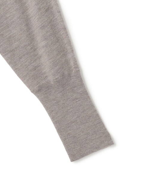 洗える】ギャザーコンビ ニットワンピース（ワンピース）｜23区 S