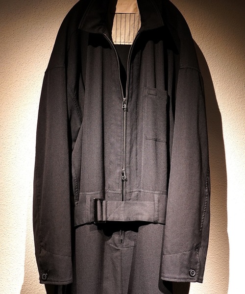 TROVE（トローヴ）の「MODERN WOOL JUMP SUIT（つなぎ/オールインワン・メンズ・ブラック・3/1）」の3枚目の写真