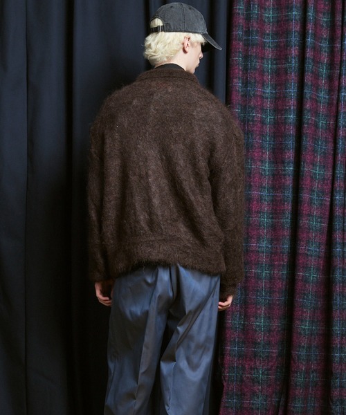 MAISON SPECIAL(メゾンスペシャル)の「《UNISEX》KID MOHAIR Shirt Cardigan/キッドモヘアシャツカーディガン【MAISON SPECIAL/メゾンスペシャル】(カーディガン/ボレロ・メンズ・キャメル/ブラウン/カーキ/ブラック・2/1/0)」の16枚目の写真