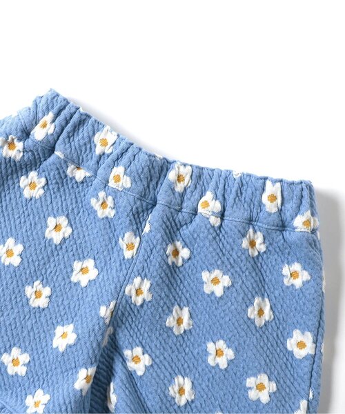 apres les cours（アプレレクール）の「【ジュニア対応】ハート・フラワージャガードビスチェ&フリルショートパンツセット（セットアップ・キッズ・レッド/アイボリー/サックスブルー・90/100/110/120/130/140）」の17枚目の写真