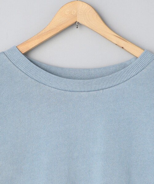coen（コーエン）の「フリルドッキングピグメント裏毛スウェット（スウェット・レディース・ナチュラル/ブラウン/ダークグレー/コバルトブルー・M/L）」の20枚目の写真