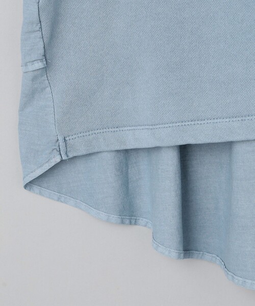 coen（コーエン）の「フリルドッキングピグメント裏毛スウェット（スウェット・レディース・ナチュラル/ブラウン/ダークグレー/コバルトブルー・M/L）」の22枚目の写真