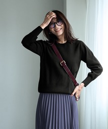 STYLE DELI（スタイルデリ）の「スムースハイゲージクルーネックニットB（ニット/セーター・レディース）」