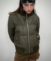 SHAGGIE | クロップドアイレットパッファージャケット(その他アウター)