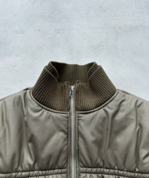 SHAGGIE（シャギー）の「クロップドアイレットパッファージャケット（その他アウター・レディース・ブラック/ブラウン/カーキ・FREE）」の14枚目の写真