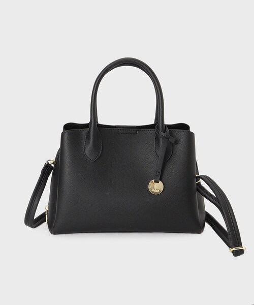 index（インデックス）の「≪通勤・セレモニー対応≫2WAYカクシボミドルボストンバッグ（ボストンバッグ・レディース・ブラック/ベージュ・00）」の14枚目の写真