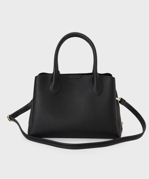 index（インデックス）の「≪通勤・セレモニー対応≫2WAYカクシボミドルボストンバッグ（ボストンバッグ・レディース・ブラック/ベージュ・00）」の11枚目の写真