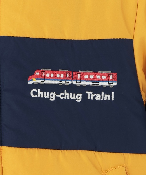 kladskap（クレードスコープ）の「電車リバーシブル中わたブルゾン（ブルゾン・キッズ・ライトブルー/マスタード/レッド・90cm/100cm/120cm/110cm/80ｃｍ）」の10枚目の写真