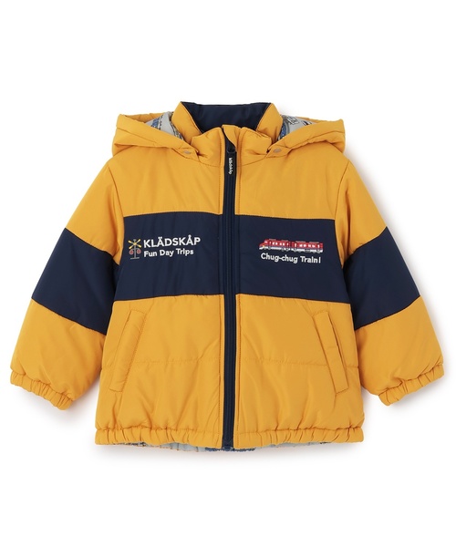 kladskap（クレードスコープ）の「電車リバーシブル中わたブルゾン（ブルゾン・キッズ・ライトブルー/マスタード/レッド・90cm/100cm/120cm/110cm/80ｃｍ）」の19枚目の写真