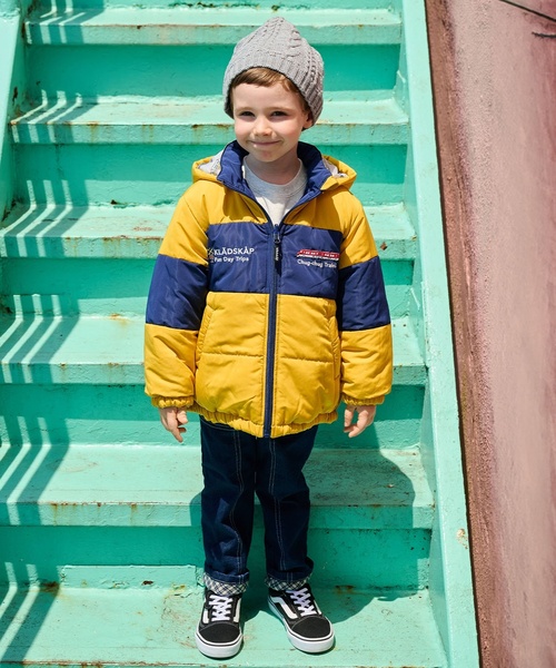 kladskap（クレードスコープ）の「電車リバーシブル中わたブルゾン（ブルゾン・キッズ・ライトブルー/マスタード/レッド・90cm/100cm/120cm/110cm/80ｃｍ）」の21枚目の写真