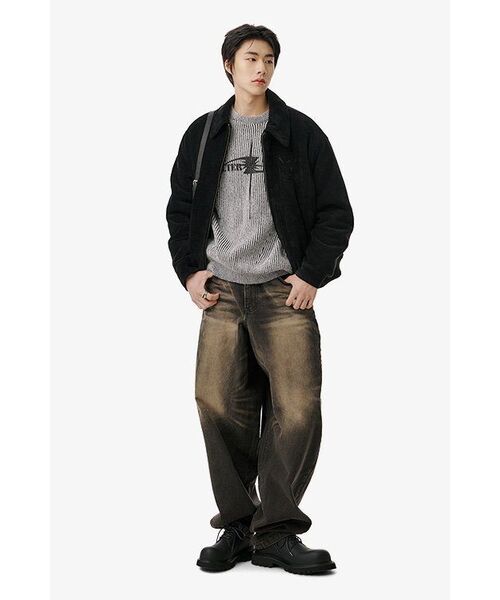 DNSR(ディーエヌエスアール)の「アッサムバギーデニムパンツブラック(デニムパンツ・メンズ・その他・SMALL/LARGE/MEDIUM/X-LARGE)」の11枚目の写真