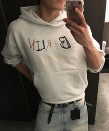 DNSR（ディーエヌエスアール）の「クロップベルリンフードパーカーグレー（パーカー）」