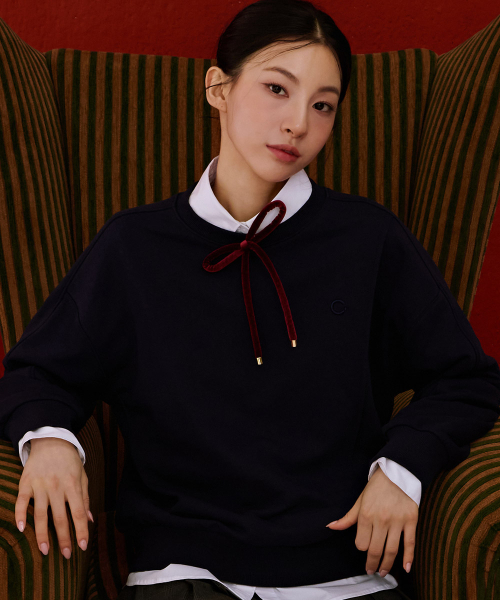 CHASECULT（チェイスカルト）の「レディース 切り替え デザイン スウェットシャツ - ネイビー（スウェット・レディース・ネイビー・90/85）」の3枚目の写真