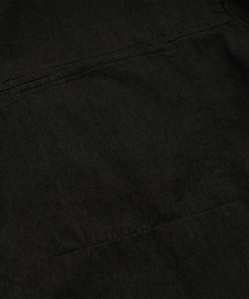 FRIZMWORKS(フリズムワークス)の「TWO TONE RELAXED SHIRT 002 _ BLACK BROWN(シャツ/ブラウス・メンズ・その他・X-LARGE/SMALL/MEDIUM/LARGE)」の4枚目の写真