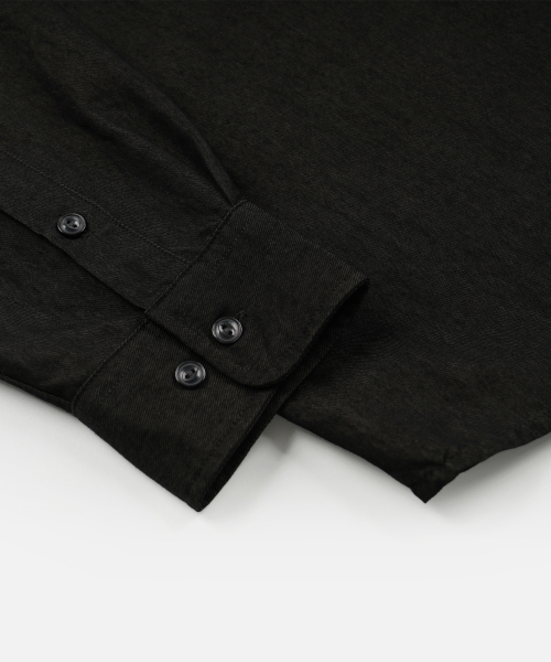 FRIZMWORKS(フリズムワークス)の「TWO TONE RELAXED SHIRT 002 _ BLACK BROWN(シャツ/ブラウス・メンズ・その他・X-LARGE/SMALL/MEDIUM/LARGE)」の5枚目の写真