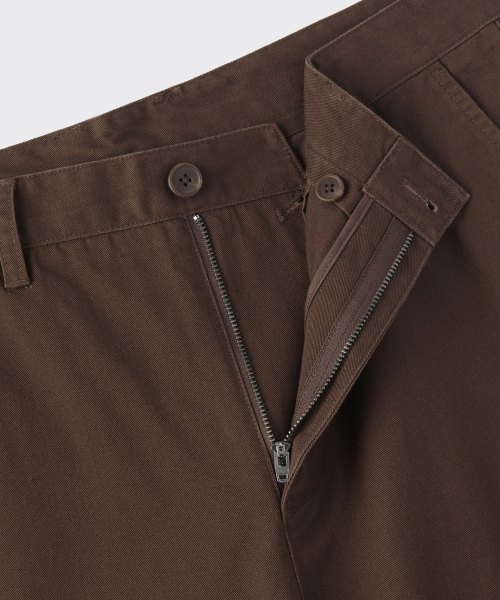 MUSINSA STANDARD（ムシンサスタンダード）の「ワイドチノパンツ [バロックブラウン]（その他パンツ・メンズ・その他・27/28/29/34/32/30/31/33/26/40/38/42/36）」の4枚目の写真