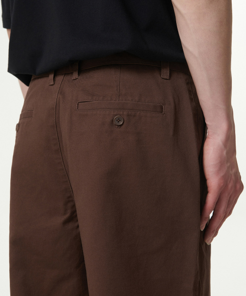 MUSINSA STANDARD（ムシンサスタンダード）の「ワイドチノパンツ [バロックブラウン]（その他パンツ・メンズ・その他・27/28/29/34/32/30/31/33/26/40/38/42/36）」の6枚目の写真