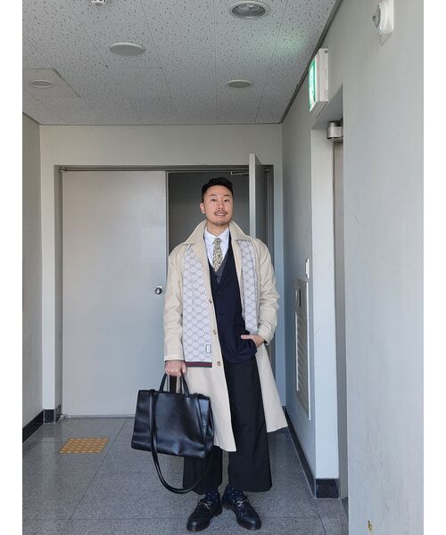 MUSINSA STANDARD（ムシンサスタンダード）の「スーパーワイドヒドゥンバンディングクロップドスラックス[ブラック]（スラックス・メンズ・その他・30/26/27/28/29）」の12枚目の写真