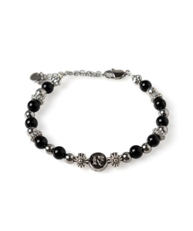 RSSC(A[GXGXV[)WESTERN BEADS BRACELET - BLACK(uXbg)