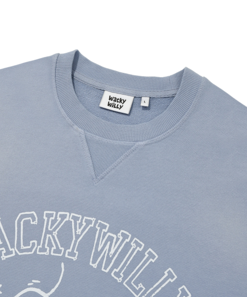 Wacky WiLLy（ワッキーウィリー）の「ウォッシングキキグラフィックスウェットブルー（スウェット・レディース・その他・SMALL/MEDIUM/LARGE/X-LARGE）」の4枚目の写真