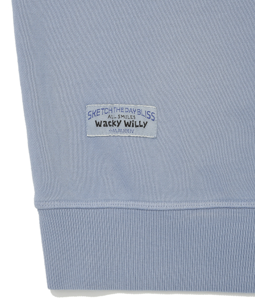Wacky WiLLy（ワッキーウィリー）の「ウォッシングキキグラフィックスウェットブルー（スウェット・レディース・その他・SMALL/MEDIUM/LARGE/X-LARGE）」の6枚目の写真