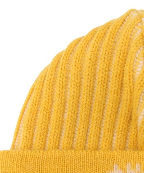 Timberland（ティンバーランド）の「Timberland [TOKYO DESIGN COLLECTIVE] Jacquard Pattern Knit Cap（ティンバーランド [トウキョウ デザイン コレクティブ] ジャカード パターン ニット キャップ）（ニットキャップ/ビーニー・メンズ・イエロー系・ONE SIZE）」の4枚目の写真