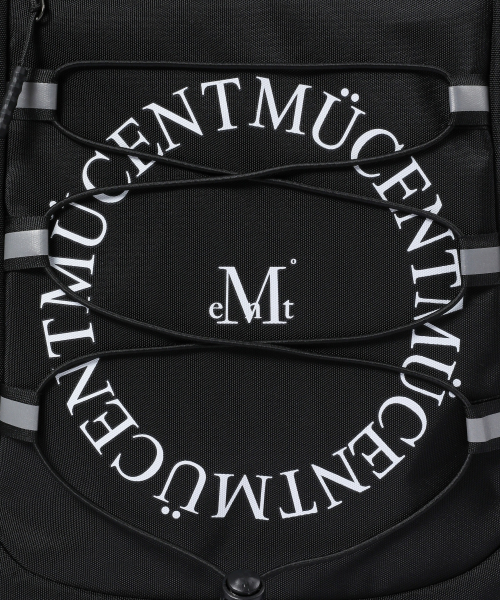 MUCENT（ムセント）の「トレバン 円形ロゴバックパック (成人男女共用)（バックパック/リュック・レディース・ブラック・FREE）」の6枚目の写真