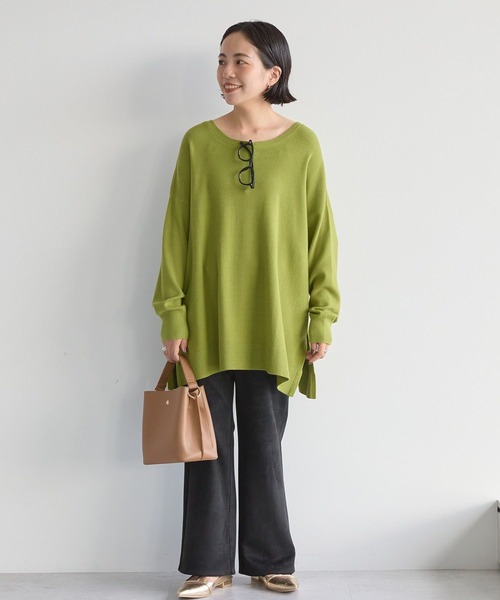 セール】バイパチロングニットプルオーバー（ニット/セーター