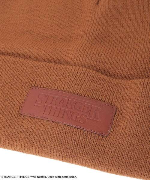 Green　Parks（グリーンパークス）の「■STRANGER THINGS×MINNETONKA ニットキャップ（ニットキャップ/ビーニー・レディース・ベージュ/ブラック・FREE）」の19枚目の写真