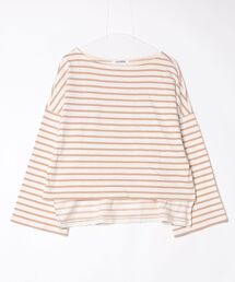 LILI MEEK（リリミーク）の「ボーダー柄長袖カットソー（Tシャツ/カットソー）」