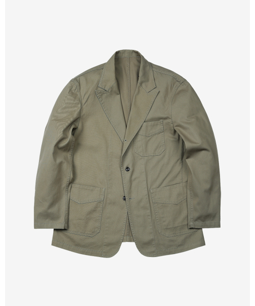 sortie(ソルティ)の「Tura Cotton Washed Jacket (Light Khaki)(テーラードジャケット・メンズ・その他・X-LARGE/MEDIUM/LARGE)」の1枚目の写真